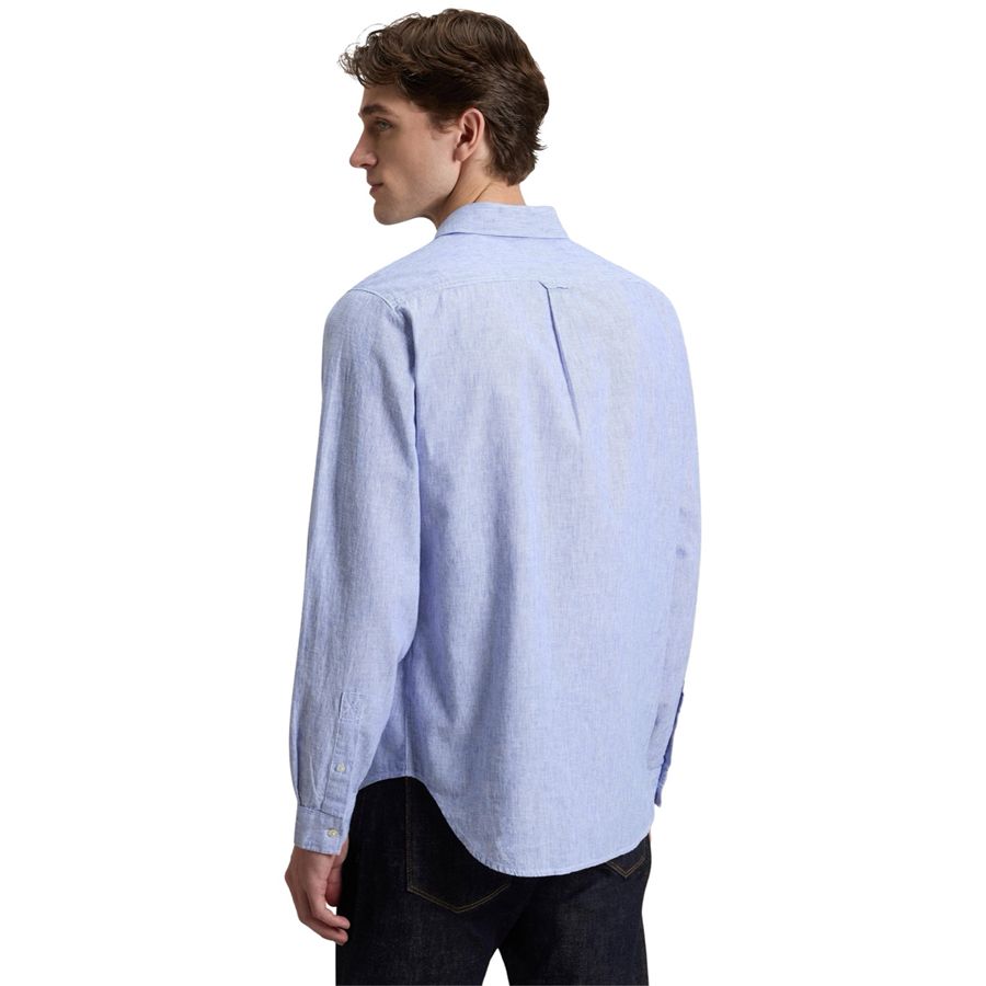 Camicia in misto cotone e lino da uomo Woolrich | CFWOSI201531203